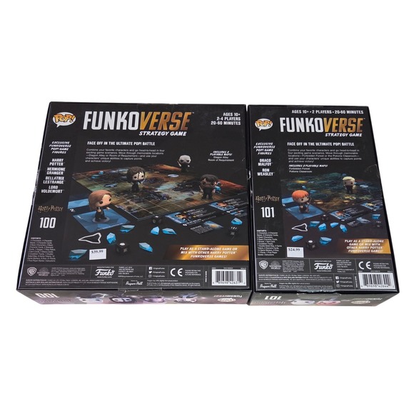 Funko Funkoverse Strategy Game Harry Potter 100 & 101 Expansion Set Bundle - Picture 5 of 6